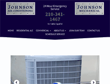 Tablet Screenshot of johnson-ac.com
